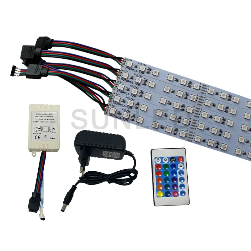 LED RGBリジッドライトストリップSMD5050ライトボードRGBフロアランプウォールランプLED