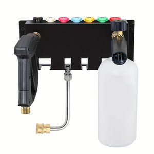 Support mural pour pistolet de nettoyeur haute pression, support pour canon à mousse, support de rangement pour outils, pour lance/buses de nettoyeur haute pression - Product Image 4