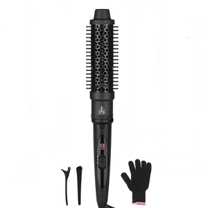 Fer à boucler interchangeable <span class=keywords><strong>5</strong></span> en <span class=keywords><strong>1</strong></span> avec logo personnalisé, chauffage rapide PTC, céramique tourmaline, fer à boucler pour salon et maison - Product Image 2