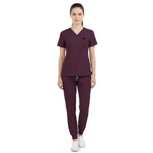 Lightweight Breathable Scrub Suit Stretchy Work <strong>Shirt</strong> for Hospital Dental Office and Spa - Product Image 4