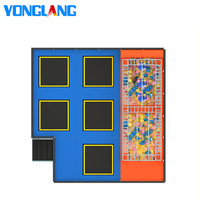 Nuevo Trampolín Rectangular Profesional Mini, Equipo de Fitness para Interiores, Marca YONGLANG Personalizable, Capacidad Máxima de 1000 kg