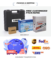 Kit de détection de fuites de climatisation automobile universel LT-1020, adaptateurs filetés en laiton, prises multi-spécifications, ensemble de test de pression pour voiture