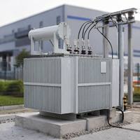 Transformateur immergé dans l'huile à faible perte de puissance, à noyau en acier CRGO, en cuivre, pour distribution, 11 kV, 500 kVA, modèle S13-M, personnalisé directement de l'usine