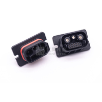 Connecteur d'alimentation hybride 3+22 broches 300A/350A 1500V CC mâle femelle empilable étanche IP67 droit