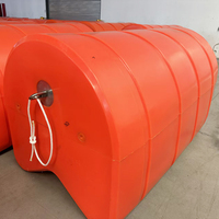 Flotteur orange haute visibilité avec bande réfléchissante pour le marquage des ports et des canaux