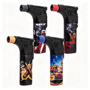 Accendino a Torcia Antivento per Sigari con Fiamma Regolabile e Blocco di Sicurezza per <span class=keywords><strong>Amanti</strong></span> dei Sigari - Vendita all'Ingrosso - Product Image 5