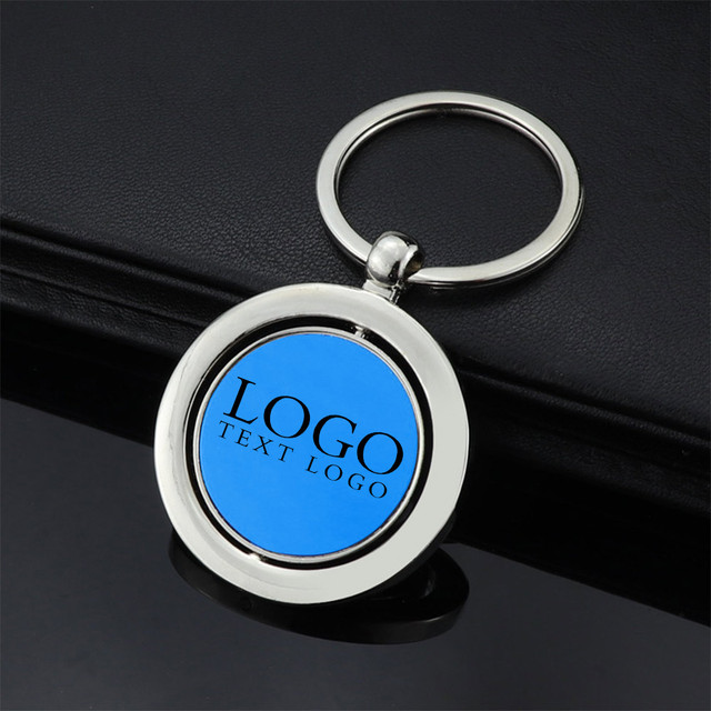 Advertising Promotional Gift Metal Laser Engraving Keychain Logo Zinc Alloy Keychain Blank Keychain