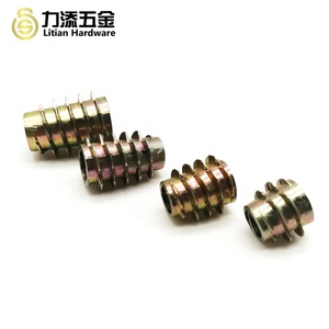 Bán Buôn Hexongal Ổ Đĩa Metric Hợp Kim Kẽm Đồ Nội Thất Gỗ Vít Chèn Hex <span class=keywords><strong>Nuts</strong></span> Bolt M8 Nhúng Nut Mà Không Cần Đầu Vai - Product Image 5