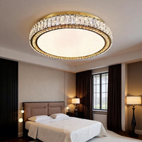 Lustre LED intelligent moderne et minimaliste en acier inoxydable avec éclairage doux à spectre complet et protection oculaire