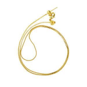Gold-plated <b>Copper</b> Necklace Jewelry Unisex Long-lasting Color High-end Feel Collarbone Link <b>Chain</b> Sporty - Product Image 6