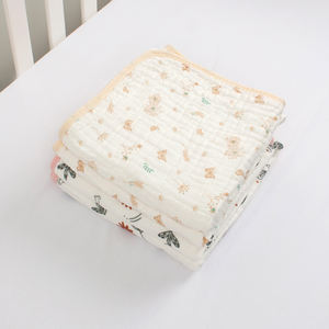 Coperta stampata <span class=keywords><strong>In</strong></span> cotone 100 Super morbida per bambini 6 strati di coperta di mussola <span class=keywords><strong>In</strong></span> Stock - Product Image 6