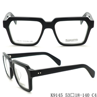 K9145 Nouveau luxe tendance forme carrée acétate plaque montures de lunettes lunettes optiques lunettes de lecture