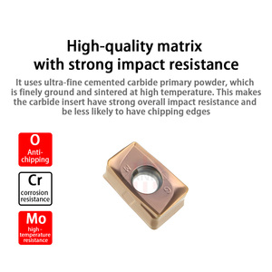 Chèn lomu LOMU100408ER-GM chèn cacbua cho thép cho ăn cao và thép không gỉ thích hợp cho sloting và profiling - Product Image 4