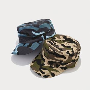 2023 Outdoor Camo Sports <b>Caps</b> Best Quality <b>Summer</b> Fishing Sun Visor Hat <b>Flat</b> Top Camouflaged Baseball <b>Cap</b> Custom Logo Street - Product Image 1
