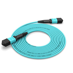 Câble de tronc OM3 MTP MPO multimode de qualité télécom UPC femelle à femelle 8/12/24 fibre 3.0mm LSZH - Product Image 2