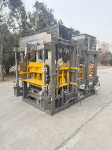 เครื่องอัดบล็อก QT6-15F ยี่ห้อ Hongfa พร้อมตัวแทนจำหน่ายในอินเดีย Westbangal รับผลิตอิฐขอบแข็งจากเถ้าลอยตามสั่ง - Product Image 4