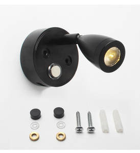 LED Rv barco yate lectura dormitorio lámpara de pared Lámpara de lectura <span class=keywords><strong>libro</strong></span> con puerto de carga USB cuatro colores para luz corporal estilo moderno - Product Image 5