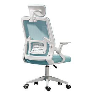 Chaise de <span class=keywords><strong>bureau</strong></span> <span class=keywords><strong>ergonomique</strong></span> confortable avec support lombaire 2D, hauteur réglable, base en acier et assise en mesh - <span class=keywords><strong>Design</strong></span> moderne - Product Image 1