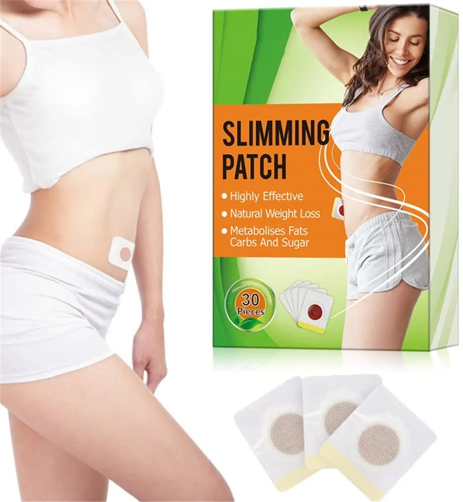 Chinese Medicine Fat Burning Weight Loss Sticker Magnetic Thinner Abdomen Belly Navel Slimming Patch