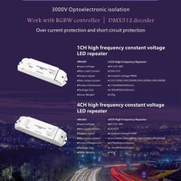 Amplificateur de puissance Bincolor BC-984 12V 48V, répéteur 4 canaux RGBW, amplificateur de puissance haute fréquence, variateur