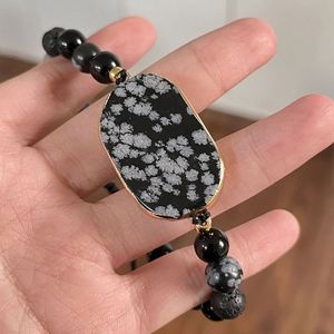 Natural Stone Bracelet Colorful Glass <b>Beaded</b> Yoga Accessories Seamless Professional Design Team Gift <b>Set</b> Assembly - Product Image 1