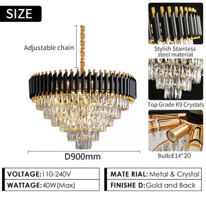 Personalizzato <span class=keywords><strong>rustico</strong></span> in metallo rotondo grandi lampadari nordici di lusso Hotel soggiorno ciondolo plafoniera Led <span class=keywords><strong>moderno</strong></span> <span class=keywords><strong>lampadario</strong></span> di cristallo - Product Image 5