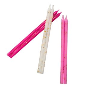 Venta al por mayor pastel <span class=keywords><strong>de</strong></span> cumpleaños embalaje para hornear lápiz <span class=keywords><strong>de</strong></span> hilo dorado largo y vela <span class=keywords><strong>de</strong></span> fiesta con purpurina para Navidad y cumpleaños - Product Image 5