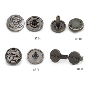 Chất lượng hàng đầu kim loại logo đinh tán tùy chỉnh tên thương hiệu đinh tán Stud đôi Nắp dập nổi biểu tượng tùy chỉnh đinh tán cho Phụ kiện túi - Product Image 6