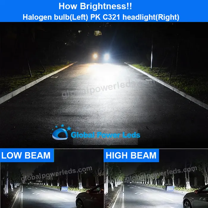 9004 9007 H13 LED 20000lm 90WC321超高輝度LEDヘッドライトH4H7 H11 9005 9006 9012 Ledカーヘッドライトバルブ