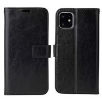 Casing HP Kulit PU Vintage untuk iPhone 15 14, Casing Kulit Pelindung 16 Flip 14 Pro Retro Xsmax, Casing Bisnis