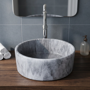 Designer Sanitaire Salle de Bain Céramique Comptoir Lavabo Marbre Lavabo Rectangulaire à Vendre en Offre Prix Discount - Product Image 6