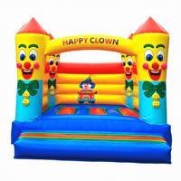 Castillo inflable personalizado, tamaño, color, logotipo, temas de dibujos animados disponibles para personalización. Casa Inflable de PVC de 0.55mm para Niños