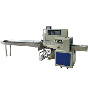 Machine d'emballage automatique pour barres de chocolat et bonbons durs croustillants aux cacahuètes, format oreiller, grande réduction, économique et pratique - Product Image 1