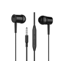 Penjualan Terbaik headphone Stereo kabel Jack 3.5mm earphone In-Ear untuk ponsel Gaming musik stok murah earphone bebas genggam