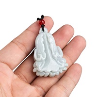 Collier pendentif chou en jadéite naturelle pour femmes, bijoux porte-bonheur chinois, cadeau pour dames et filles