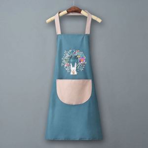 Restaurant Coffee Nylon <b>Aprons</b> Gardeners Cooking White Cotton Pe Kids <b>Kitchen</b> Salon Barber <b>Aprons</b> with Pocket - Product Image 2
