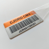 Etiqueta de Código de Barras de Metal de Aluminio con Impresión UV Personalizada de Alta Calidad, Etiqueta Adhesiva de Código QR de Acero Inoxidable