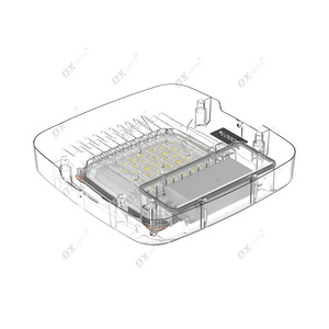 <span class=keywords><strong>Lampe</strong></span> de station-service à LED 50w 100w IP65 étanche <span class=keywords><strong>pour</strong></span> garages encastrés <span class=keywords><strong>pour</strong></span> parking, plafond, auvent à LED - Product Image 5