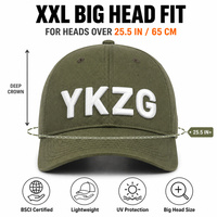Gorra de Béisbol Oxford de Lujo con Logotipo Personalizado, Talla XXL, 65cm, Corona Profunda, 100% Algodón, Unisex, Venta al Por Mayor
