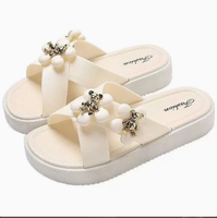 Sandal Jepit Fashion Cross-over Baru Dengan Sol Empuk