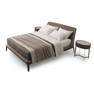 Villa <span class=keywords><strong>de</strong></span> diseño minimalista italiano, muebles <span class=keywords><strong>de</strong></span> dormitorio <span class=keywords><strong>de</strong></span> Hotel, pared King Size, <span class=keywords><strong>camas</strong></span> dobles <span class=keywords><strong>de</strong></span> madera - Product Image 2