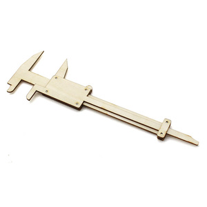 Kit de modèle de calibre à vernier en bois pour l'éducation scientifique, jouet STEM à monter soi-même pour enfants de 7 à 9 ans - Product Image 4