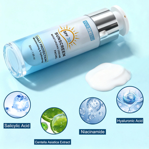 <span class=keywords><strong>Crema</strong></span> Solare <span class=keywords><strong>Idratante</strong></span> 2-in-1 <span class=keywords><strong>SPF</strong></span> 30 - Protezione ad Ampio Spettro UVA/UVB, <span class=keywords><strong>Crema</strong></span> <span class=keywords><strong>Viso</strong></span> Non Grassa, Servizio OEM Certificato GMP - Product Image 3