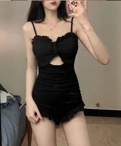 <span class=keywords><strong>Maillot</strong></span> <span class=keywords><strong>de</strong></span> <span class=keywords><strong>bain</strong></span> une pièce sexy pour <span class=keywords><strong>femme</strong></span>, grande <span class=keywords><strong>taille</strong></span>, <span class=keywords><strong>taille</strong></span> <span class=keywords><strong>haute</strong></span>, respirant, en Spandex/Polyester, avec ceinture et col, idéal pour le sport - Product Image 2