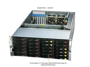 Servidor Supermicro 4U con Almacenamiento Frontal SSG-641E-E1CR24H, Doble Socket E (LGA-4677), Procesadores Xeon de 5ª/4ª Generación, DDR5-5600MT/s, Supermicro - Product Image 1