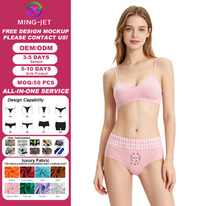 Braguitas de Algodón de Cintura Alta para Mujer, Tallas Grandes, Sin Costuras, Sexy, Transpirables, Lencería Reductora, Ropa Interior para Chicas - Product Image 1