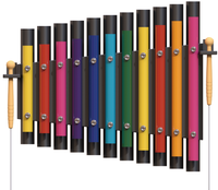 Ensemble de percussion et de tambour portable pour l'extérieur, en aluminium et bois, pour une utilisation sur les terrains de jeux
