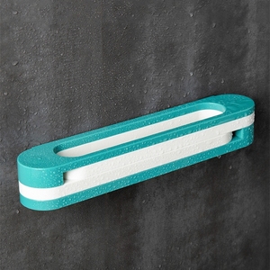 Three-in-one Folding Slippers Rack Holder <strong>Wall</strong> <strong>Mounted</strong> <strong>Shoes</strong> <strong>Storage</strong> Rack with Stickers - Product Image 4