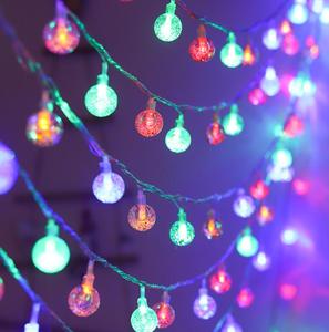 22 nouvelles guirlandes lumineuses solaires à télécommande, <span class=keywords><strong>guirlande</strong></span> lumineuse de camping en plein air, étanche, <span class=keywords><strong>guirlande</strong></span> lumineuse à bulles, boule de cristal, lumières LED - Product Image 1