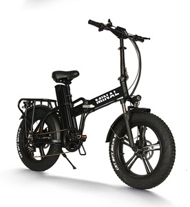 Bicicleta eléctrica plegable con llanta integrada de 20 * 4 pulgadas, batería de litio de 48V10.5AH y cuadro de aleación de aluminio - Product Image 6